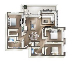 Balboa - Premium 1-428 floor plan